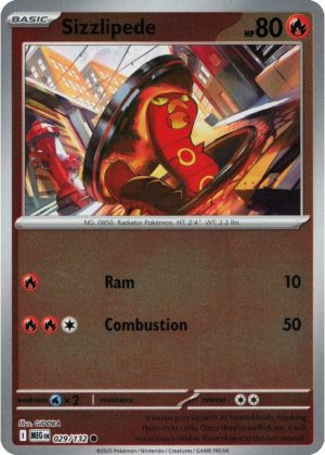 Sizzlipede - 029/132 - Reverse