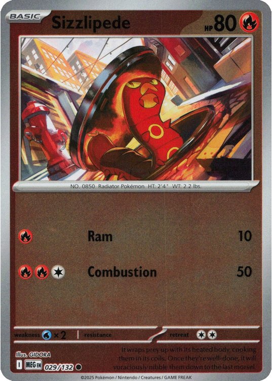 Sizzlipede – 029/132 – Reverse
