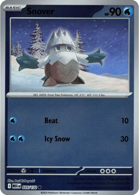 Snover - 035/132 - Reverse