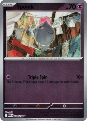 Spoink - 062/132 - Reverse
