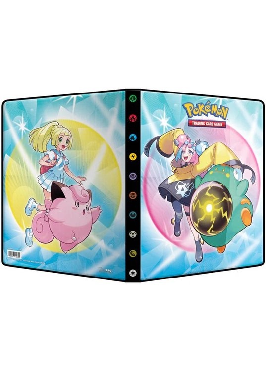 Stor mappe med pokemonmotiv (9 kort pr. side)(JTG)