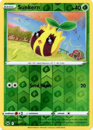 Sunkern - 007/159 - Reverse