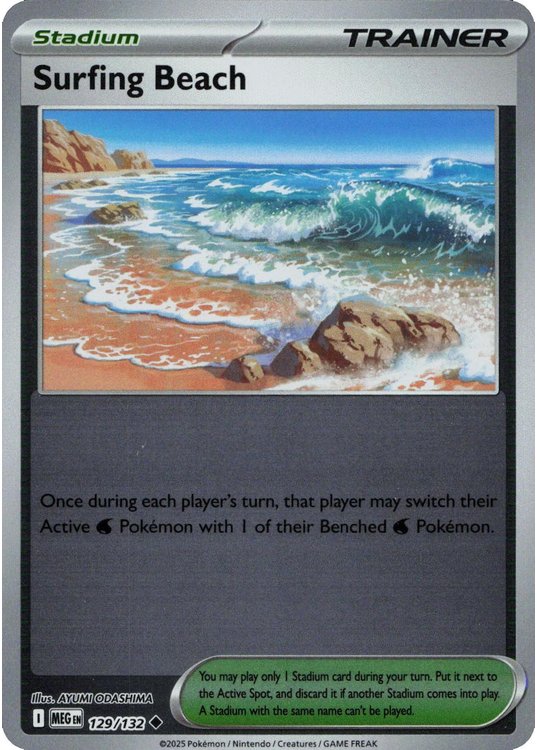 Surfing Beach - 129/132 - Reverse
