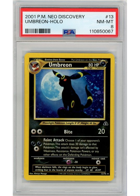 Umbreon 13/75 PSA 8