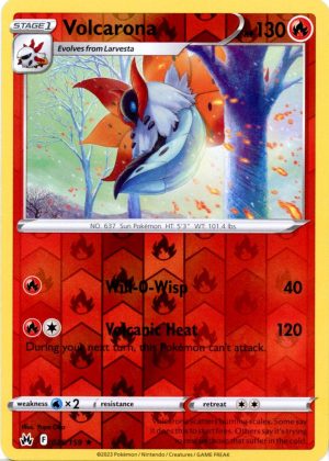 Volcarona - 025/159 - Reverse