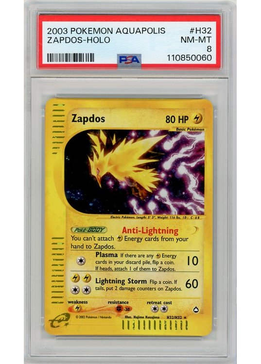 Zapdos H32/H32 PSA 8