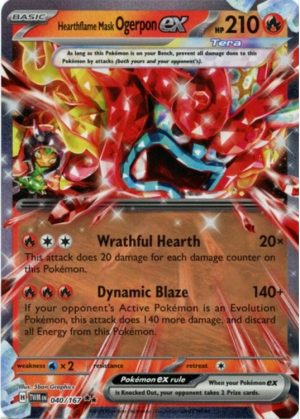 Hearthflame Mask Ogerpon ex - 040/167
