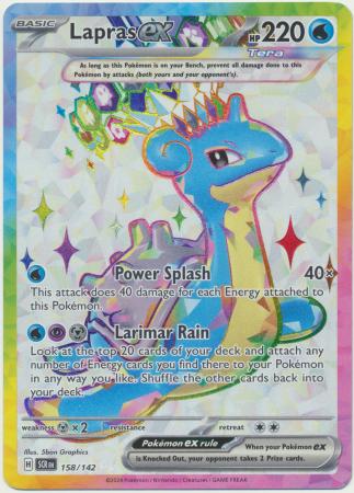 Lapras ex - 158/142