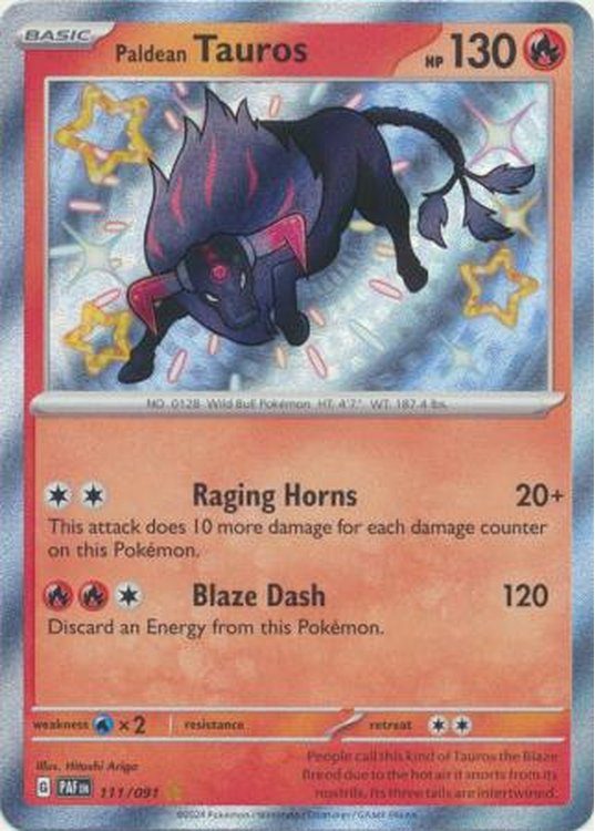 Paldean Tauros – 111/091