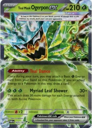 Teal Mask Ogerpon ex - 025/167