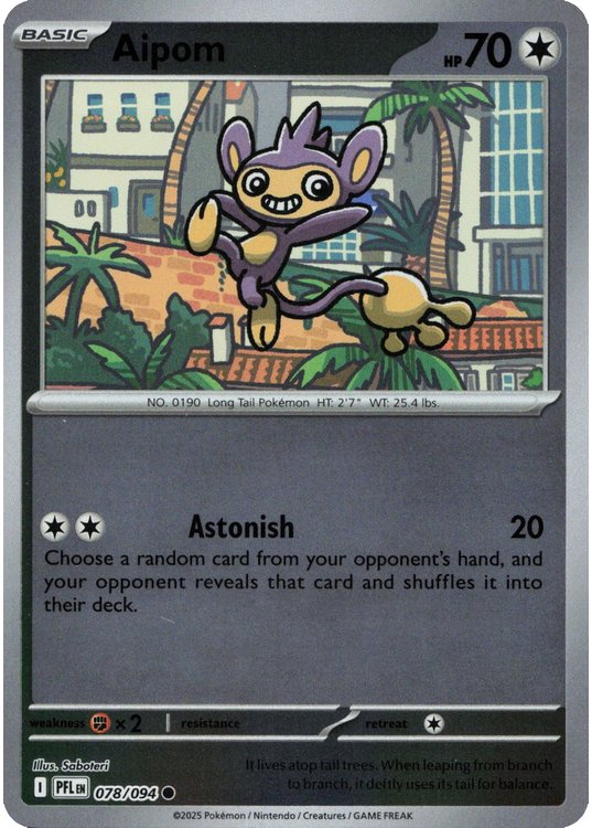 Aipom - 078/094 - Reverse