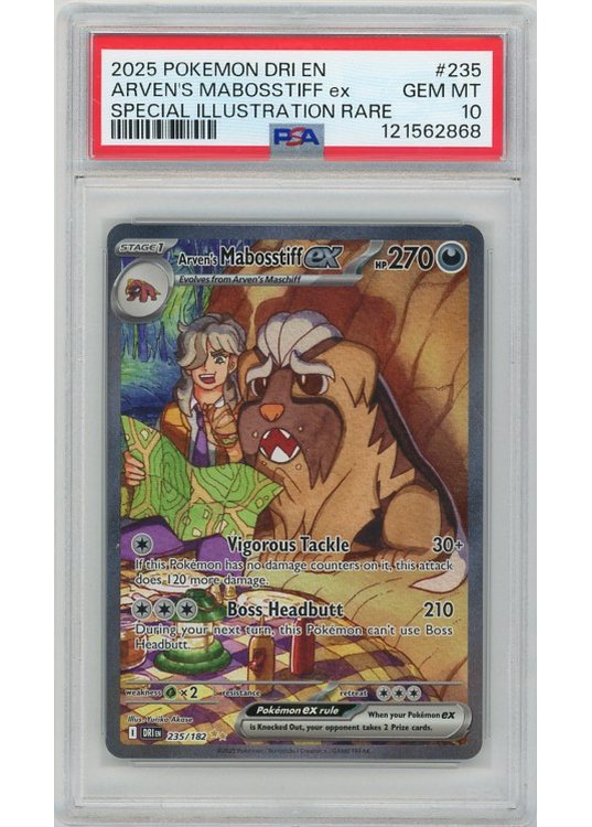 Arven’s Mabosstiff ex – 235/182 – PSA 10