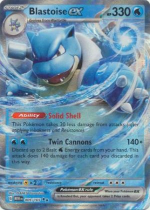 Blastoise ex - 009/165