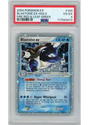 Blastoise ex 104/112 PSA 4