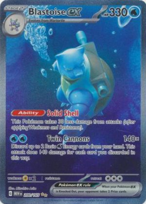 Blastoise ex - 200/165
