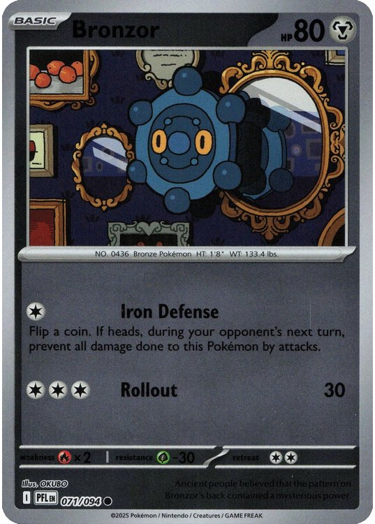 Bronzor - 071/094 - Reverse