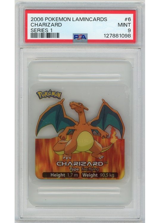 Charizard – Lamincards – 6 – PSA 9