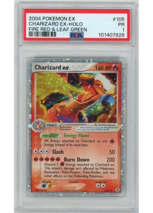 Charizard ex 105/112 PSA 1