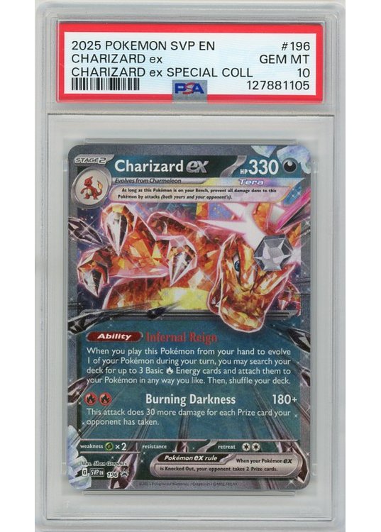Charizard ex – SVP196 – PSA 10