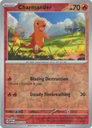 Charmander - 004/165 - Reverse