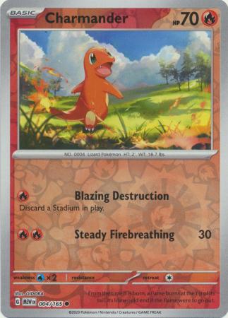Charmander - 004/165 - Reverse