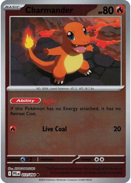 Charmander - 011/094 - Reverse