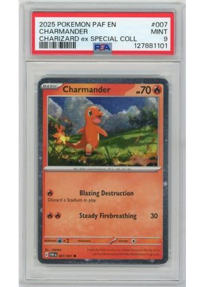 Charmander Cosmos Holo 007/091 PSA 9