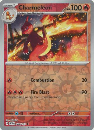 Charmeleon - 005/165 - Reverse