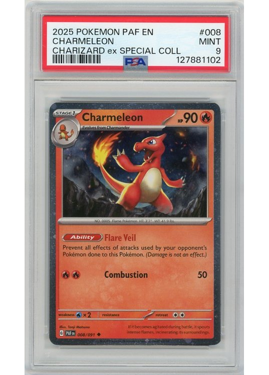 Charmeleon – Cosmos Holo – 008/091 – PSA 9