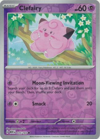 Clefairy - 035/165 - Reverse