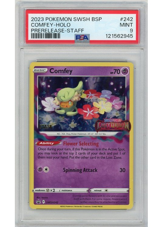Comfey – STAFF – SWSH242 – PSA 9