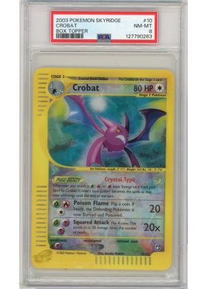 Crobat 10/12 Box Topper PSA 8