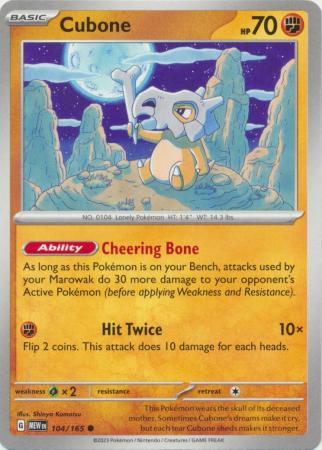 Cubone - 104/165