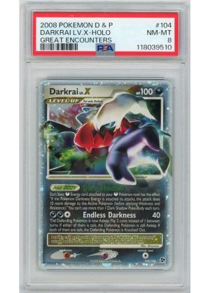 Darkrai LV. X 104/106 PSA 8