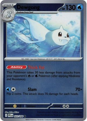 Dewgong - 022/094 - Reverse