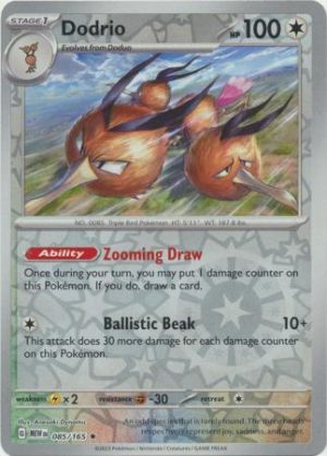 Dodrio - 085/165 - Reverse