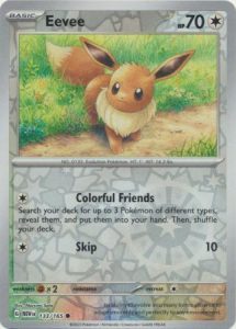 Eevee - 133/165 - Reverse