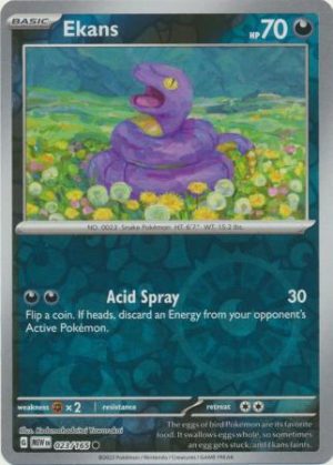 Ekans - 023/165 - Reverse