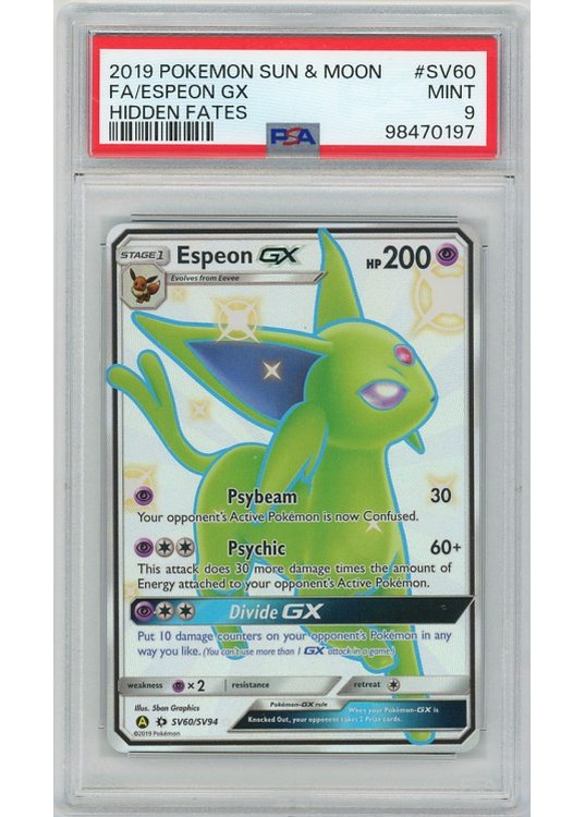 Espeon GX SV60/SV94 PSA 9