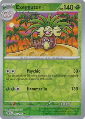 Exeggutor - 103/165 - Reverse