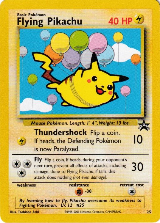 Flying Pikachu - 25