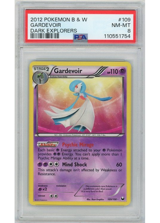Gardevoir 109/108 PSA 8
