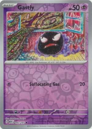 Gastly - 092/165 - Reverse