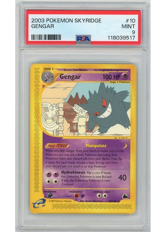 Gengar – 10/144 – PSA 9