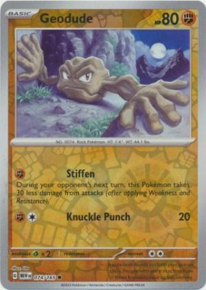 Geodude - 074/165 - Reverse