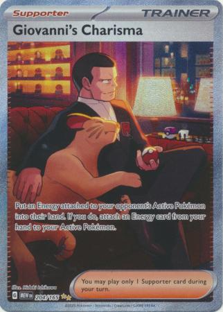Giovanni’s Charisma – 204/165