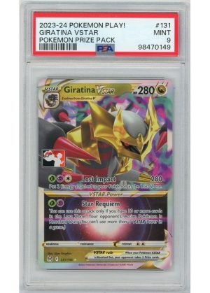 Giratina VSTAR Prize Pack Stamp 131/196 PSA 9