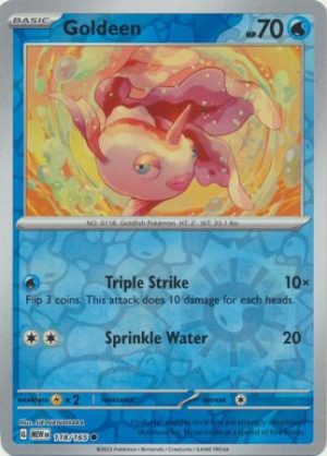 Goldeen - 118/165 - Reverse