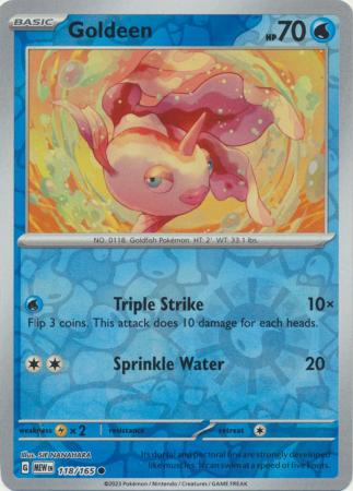Goldeen - 118/165 - Reverse