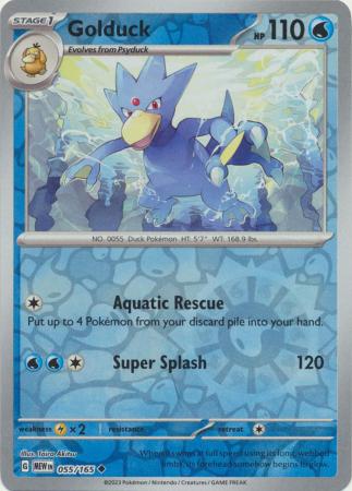 Golduck - 055/165 - Reverse